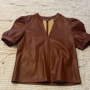 Steve Madden leather like shirt (pleather)